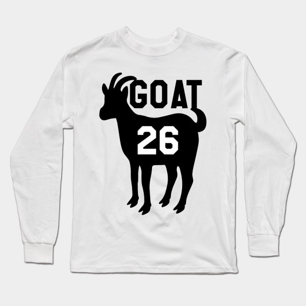 Saquon Barkley The GOAT Long Sleeve T-Shirt by bestStickers